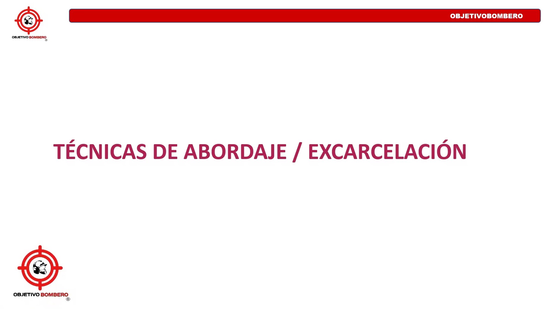 Clase Rescate Accidentes Tráfico. Técnicas de Estabilización del Vehículo